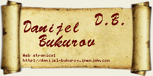 Danijel Bukurov vizit kartica